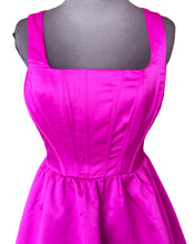 Load image into Gallery viewer, Satin Magenta Dress • M

